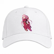 Baseball cap with Print Darling In The Franxx Zero Two Hero - white