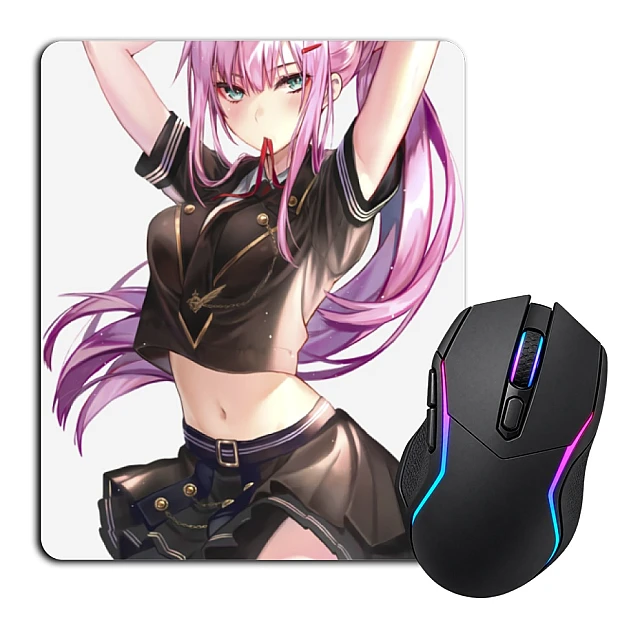 Mouse pad with print Darling In The Franxx Hero Zero Two