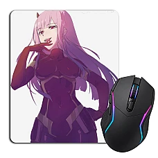 Mouse pad with print Darling In The Franxx Zero Two Girl