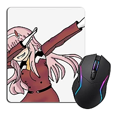Mouse pad with print Darling In The Franxx Funny Zero Two Dub