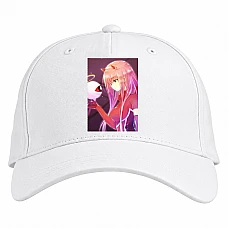 Baseball cap with Print Darling In The Franxx Amazing Zero Two - white