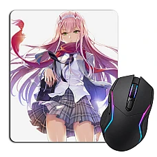 Mouse pad with print Darling In The Franxx Amazing Zero Two Hero