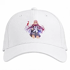 Baseball cap with Print Darling In The Franxx Amazing Zero Two Hero - white