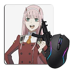 Mouse pad with print Darling In The Franxx Dangerous Zero Two