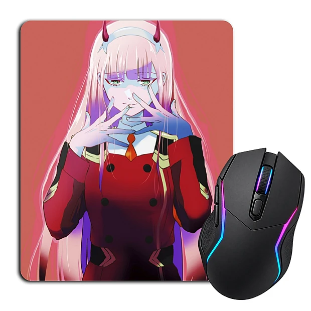 Mouse pad with print Darling In The Franxx Beautiful Zero Two Hero