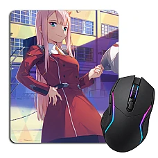 Mouse pad with print Darling In The Franxx Hero Girl Zero Two