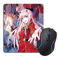 Mouse pad with print Darling In The Franxx Gorgeous Zero Two