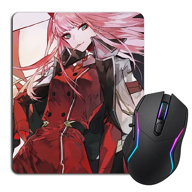 Mouse pad with print Darling In The Franxx Gorgeous Zero Two Hero
