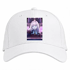 Baseball cap with Print Darling In The Franxx Zero Two Print - white