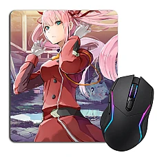 Mouse pad with print Darling In The Franxx Zero Two Amazing Hero