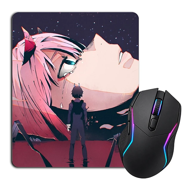 Mouse pad with print Darling In The Franxx Zero Two Universe