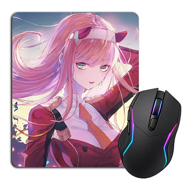 Mouse pad with print Darling In The Franxx Print Zero Two