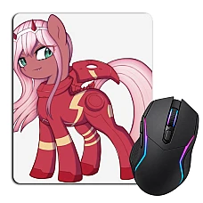 Mouse pad with print Darling In The Franxx Mlp Edition