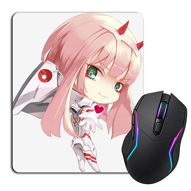 Mouse pad with print Darling In The Franxx Little Zero Two