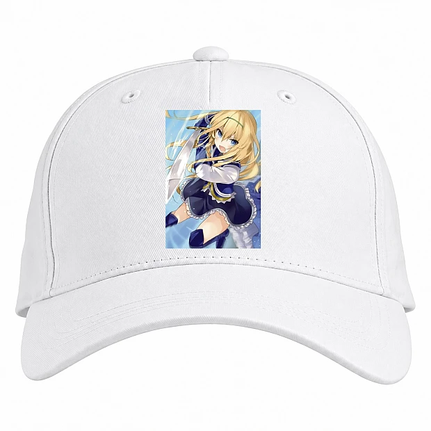 Baseball cap with Print Konosuba Gods Blessing On This Wonderful World Darkness - white