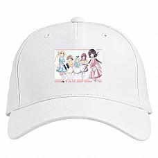 Baseball cap with Print Blend S Heroes - white