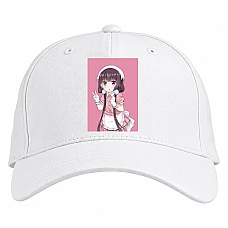 Baseball cap with Print Blend S Maika Sakuranomiya Hero - white