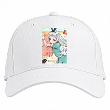 Baseball cap with Print Blend S Hideri Kanzaki - white