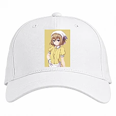 Baseball cap with Print Blend S Mafuyu Hoshikawa - white
