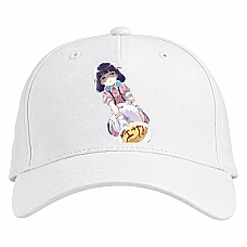 Baseball cap with Print Blend S Maika Sakuranomiya Hero Girl - white