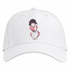 Baseball cap with Print Blend S Funny Maika Sakuranomiya - white