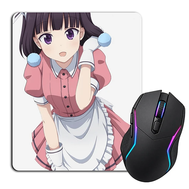 Mouse pad with print Blend S Funny Maika Sakuranomiya