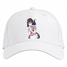 Baseball cap with Print Blend S Cute Maika Sakuranomiya - white