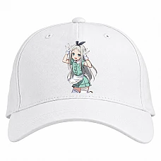 Baseball cap with Print Blend S Hideri Kanzaki Hero - white