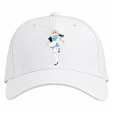 Baseball cap with Print Blend S Kaho Hinata - white
