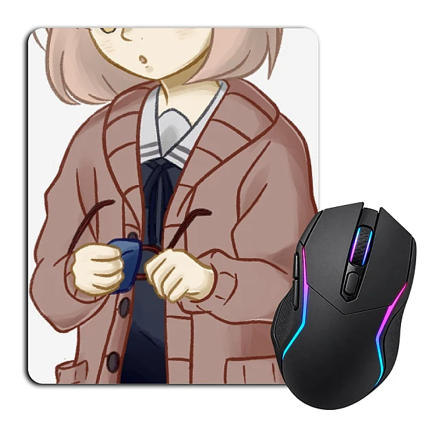 Mouse pad with print Beyond The Boundary Mirai Kuriyama