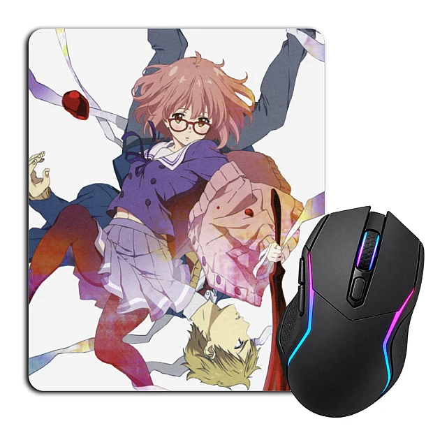 Mouse pad with print Beyond The Boundary Mirai Kuriyama Print