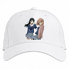 Baseball cap with Print Beyond The Boundary Girls - white