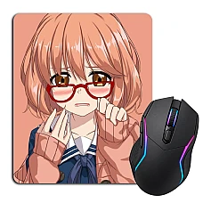 Mouse pad with print Beyond The Boundary Kuriyama Mirai