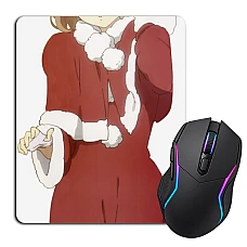 Mouse pad with print Beyond The Boundary Christmas Kuriyama Mirai