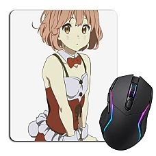 Mouse pad with print Beyond The Boundary Bunny Kuriyama Mirai