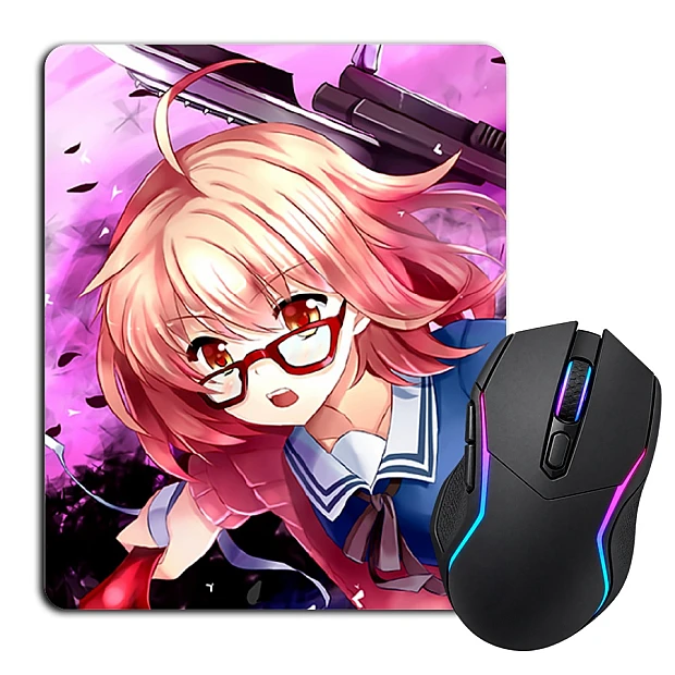 Mouse pad with print Beyond The Boundary Kuriyama Mirai Girl