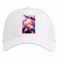 Baseball cap with Print Beyond The Boundary Kuriyama Mirai Girl - white