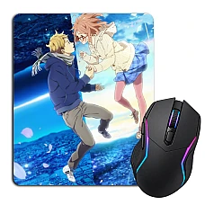 Mouse pad with print Beyond The Boundary Kuriyama With Akihito