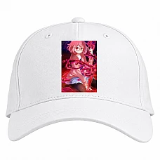 Baseball cap with Print Beyond The Boundary Kuriyama Mirai Sword - white