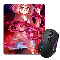 Mouse pad with print Beyond The Boundary Kuriyama Mirai Sword
