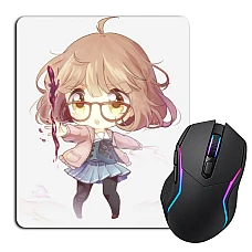 Mouse pad with print Beyond The Boundary Little Kuriyama Mirai