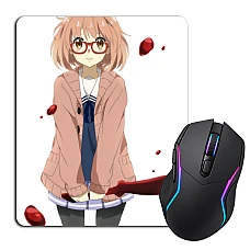 Mouse pad with print Beyond The Boundary Funny Kuriyama Mirai