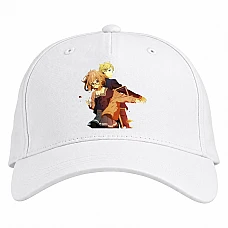 Baseball cap with Print Beyond The Boundary Akihito With Kuriyama - white