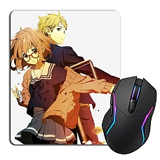 Mouse pad with print Beyond The Boundary Akihito With Kuriyama