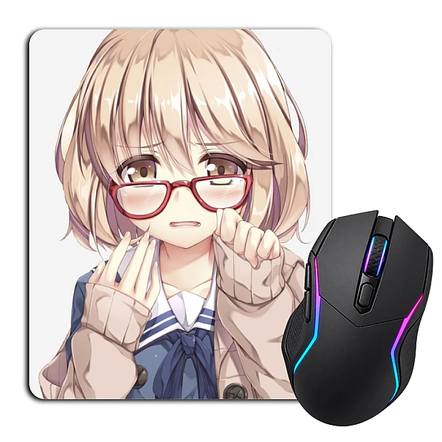 Mouse pad with print Beyond The Boundary Crying Kuriyama Mirai