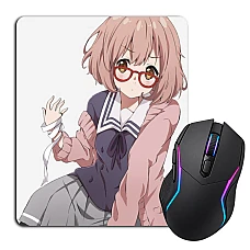 Mouse pad with print Beyond The Boundary Kuriyama Hero
