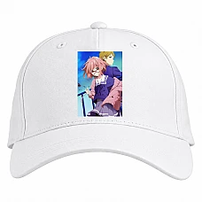 Baseball cap with Print Beyond The Boundary Kuriyama And Akihito - white