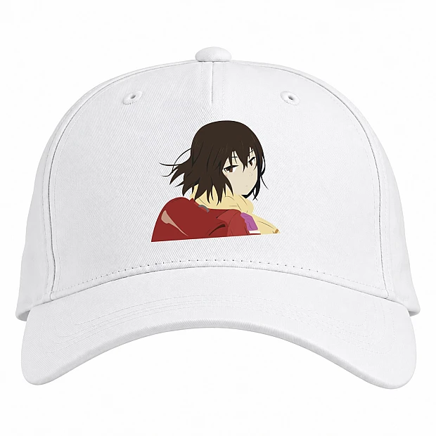 Baseball cap with Print Erased Boku Dake Ga Inai Machi Girl Hero Kayo Hinazuki - white