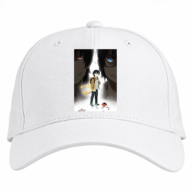 Baseball cap with Print Erased Boku Dake Ga Inai Machi Theme - white