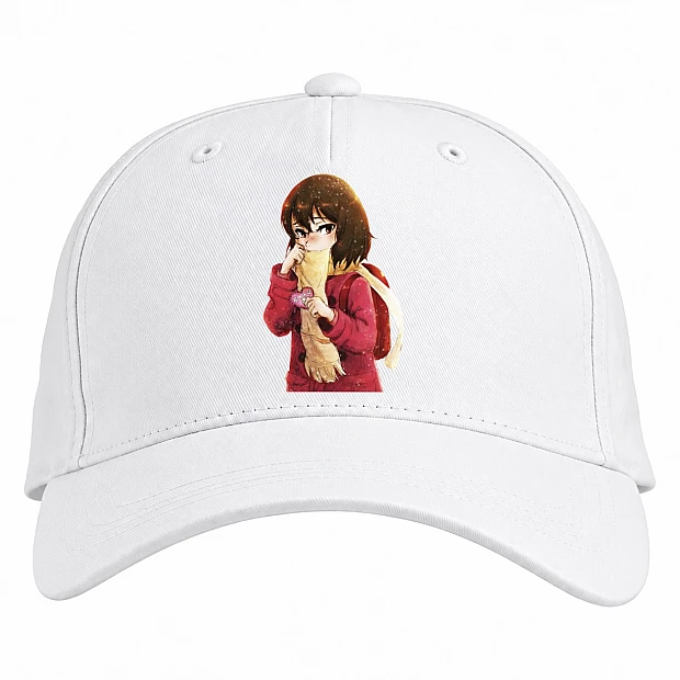 Baseball cap with Print Erased Boku Dake Ga Inai Machi Hero Kayo Hinazuki - white